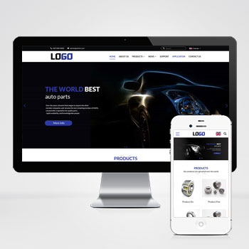 中英文雙語(yǔ)網(wǎng)站_藍(lán)色外貿(mào)網(wǎng)站模板